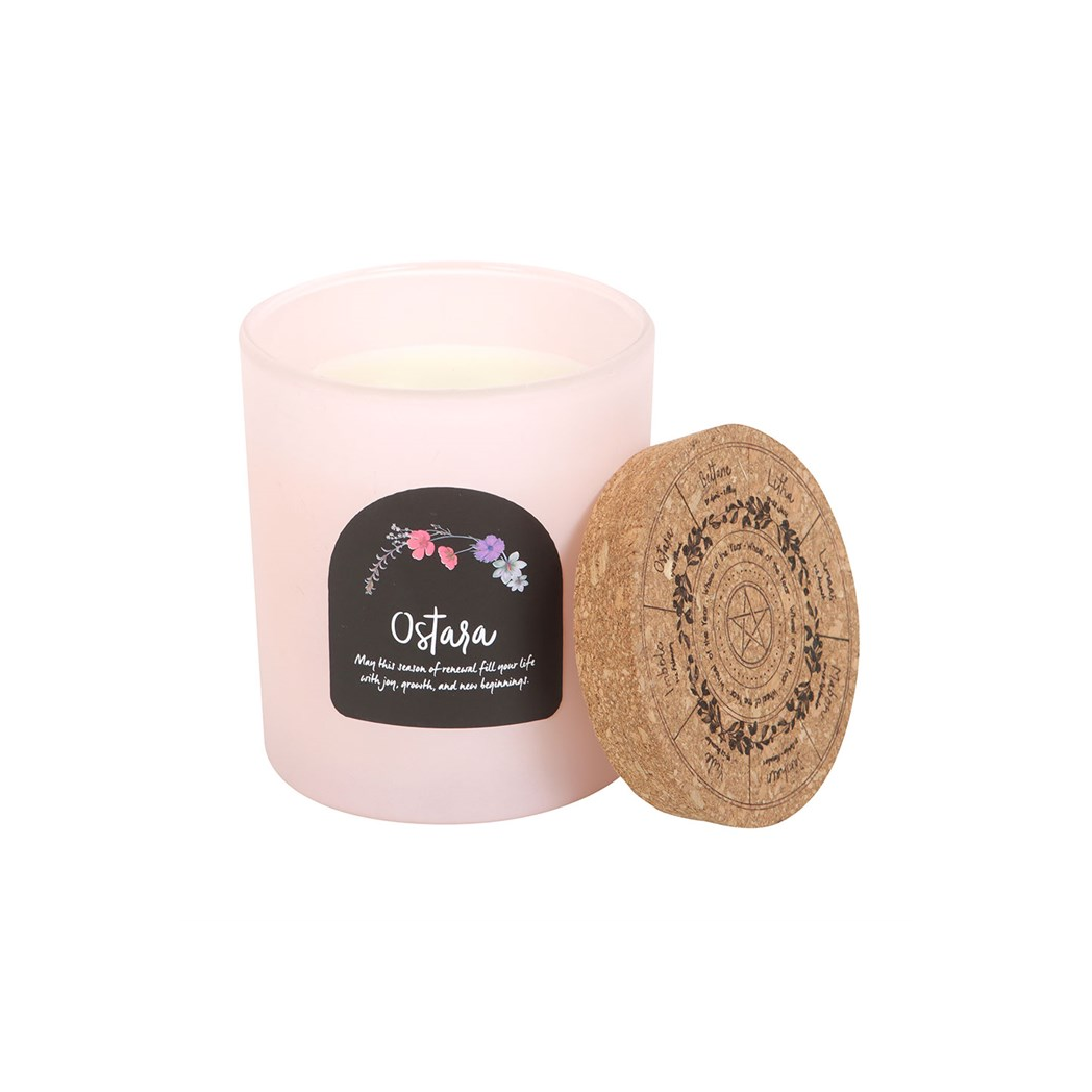 Ostara Fresh Linen Wheel of the Year Candle