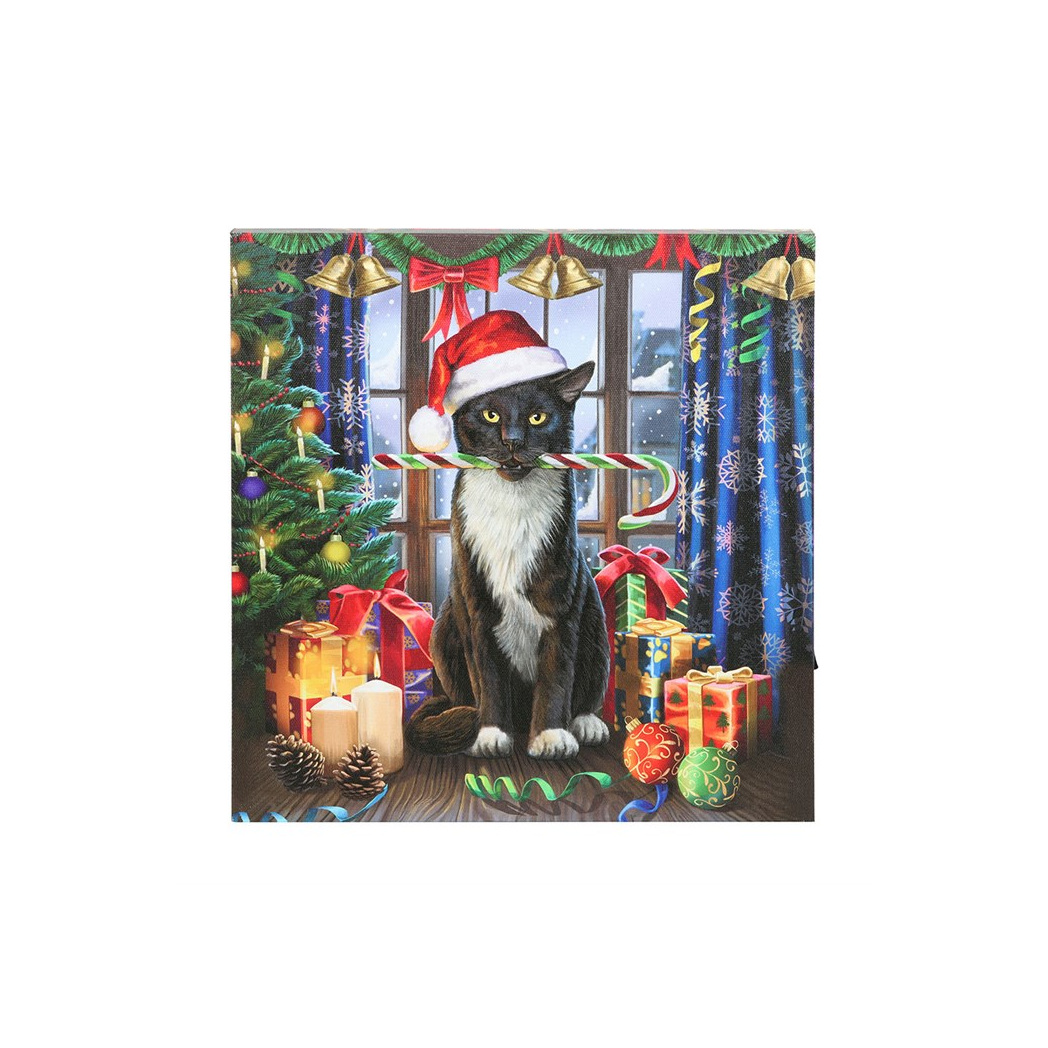 Krampuss Light Up LED Canvas Plaque by Lisa Parker