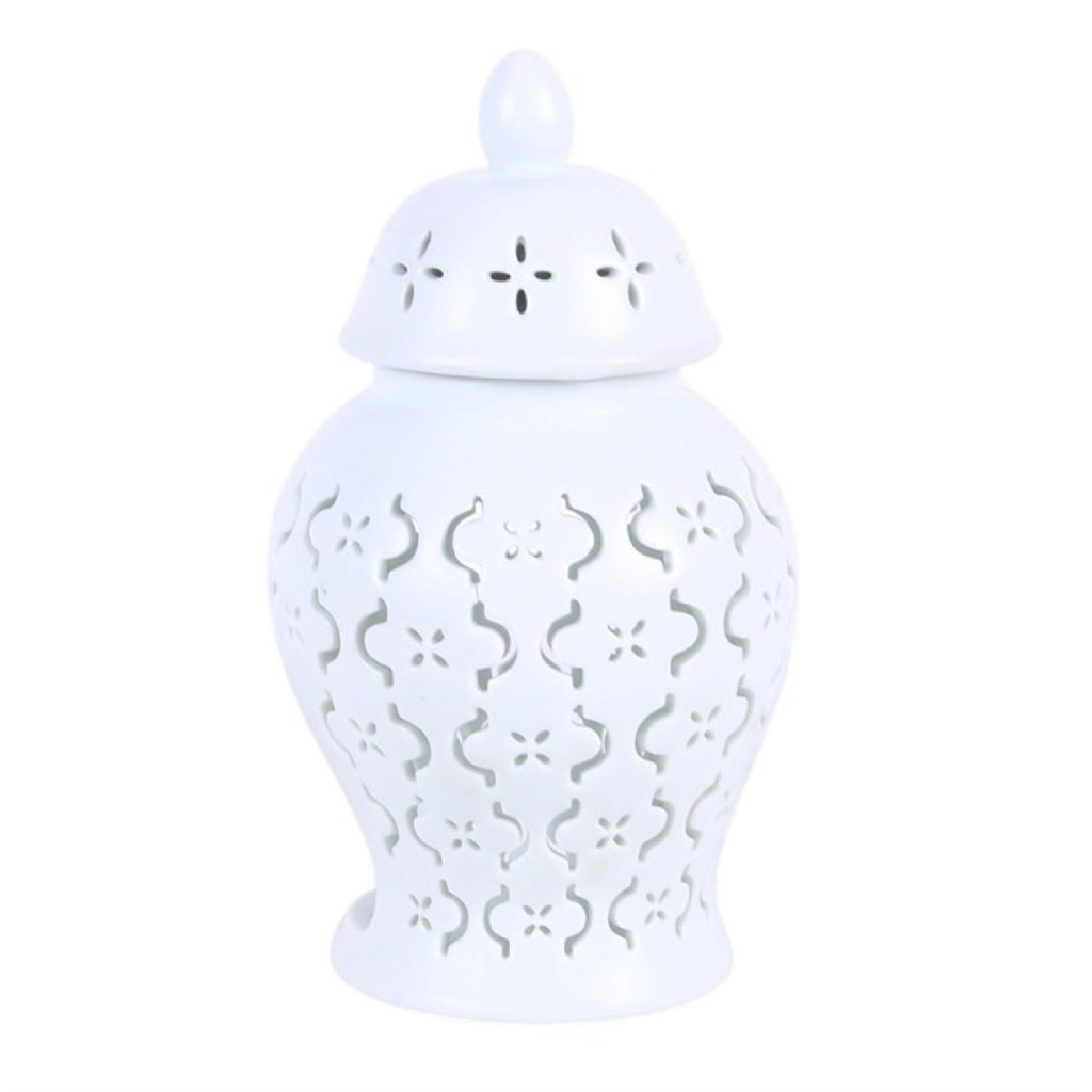 Moroccan Lantern Cut Out Oil Burner and Wax Warmer