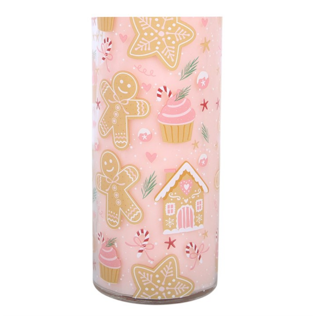 Gingerbread Cookie Tube Candle