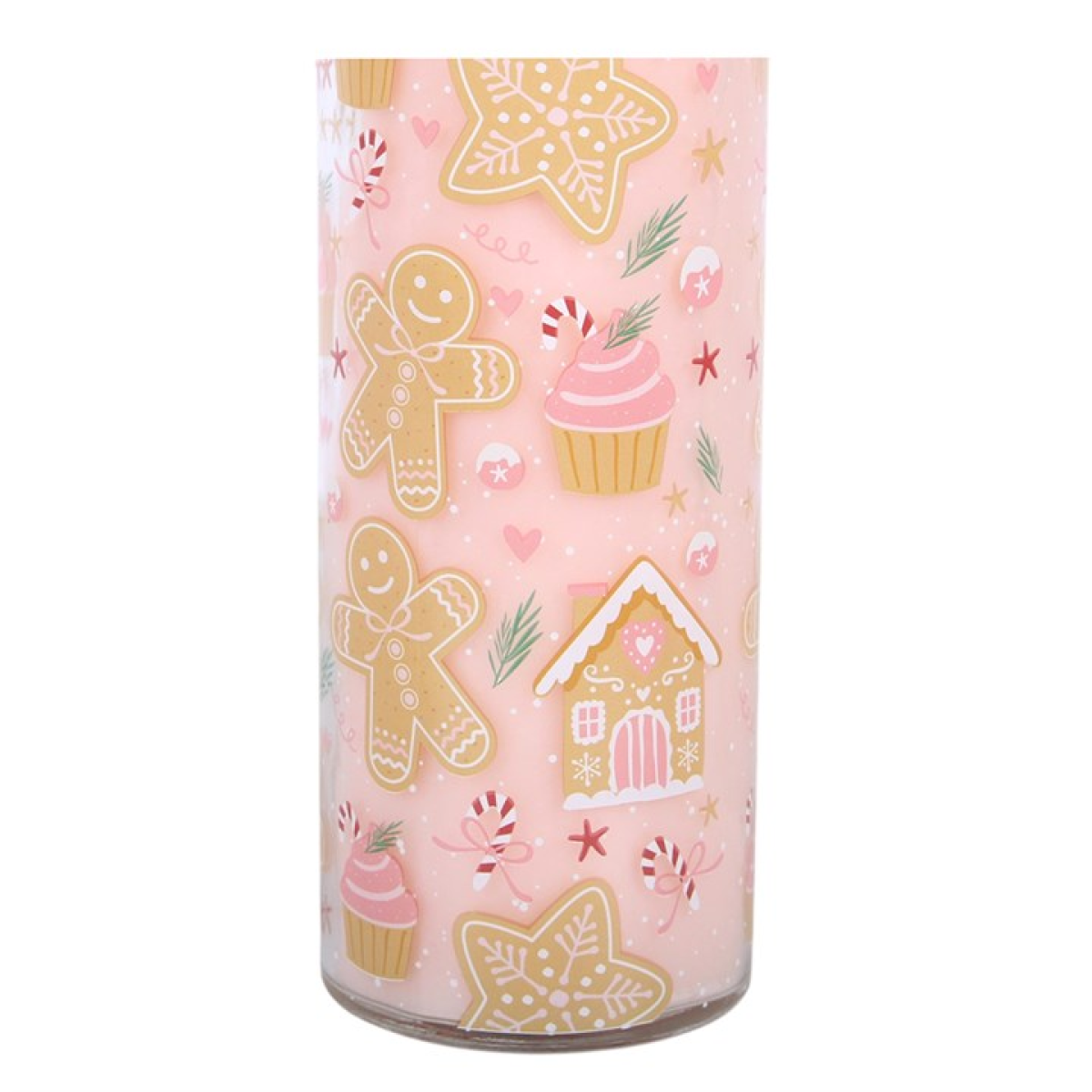 Gingerbread Cookie Tube Candle