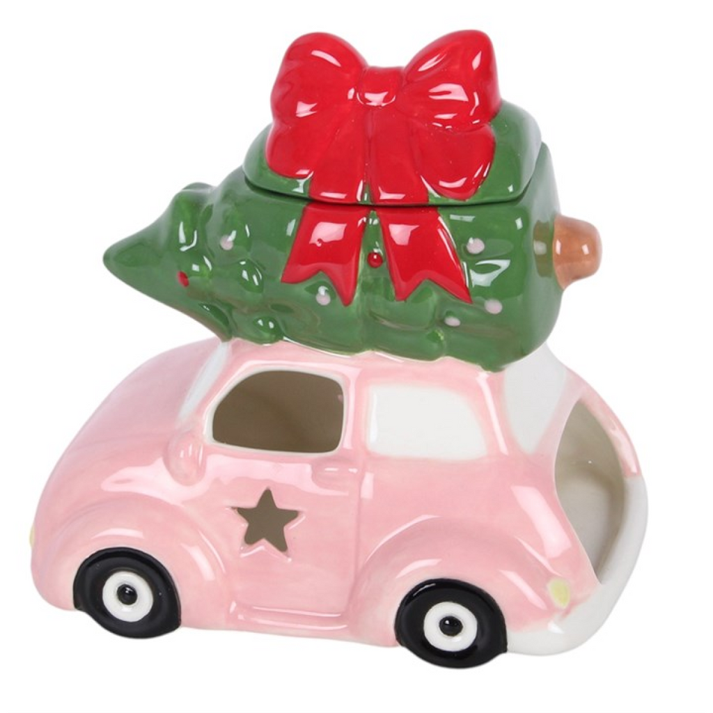 Pink Car with Christmas Tree Oil Burner