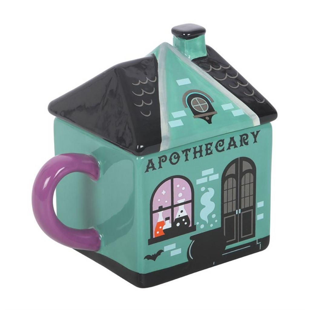 Apothecary Shop Lidded Mug