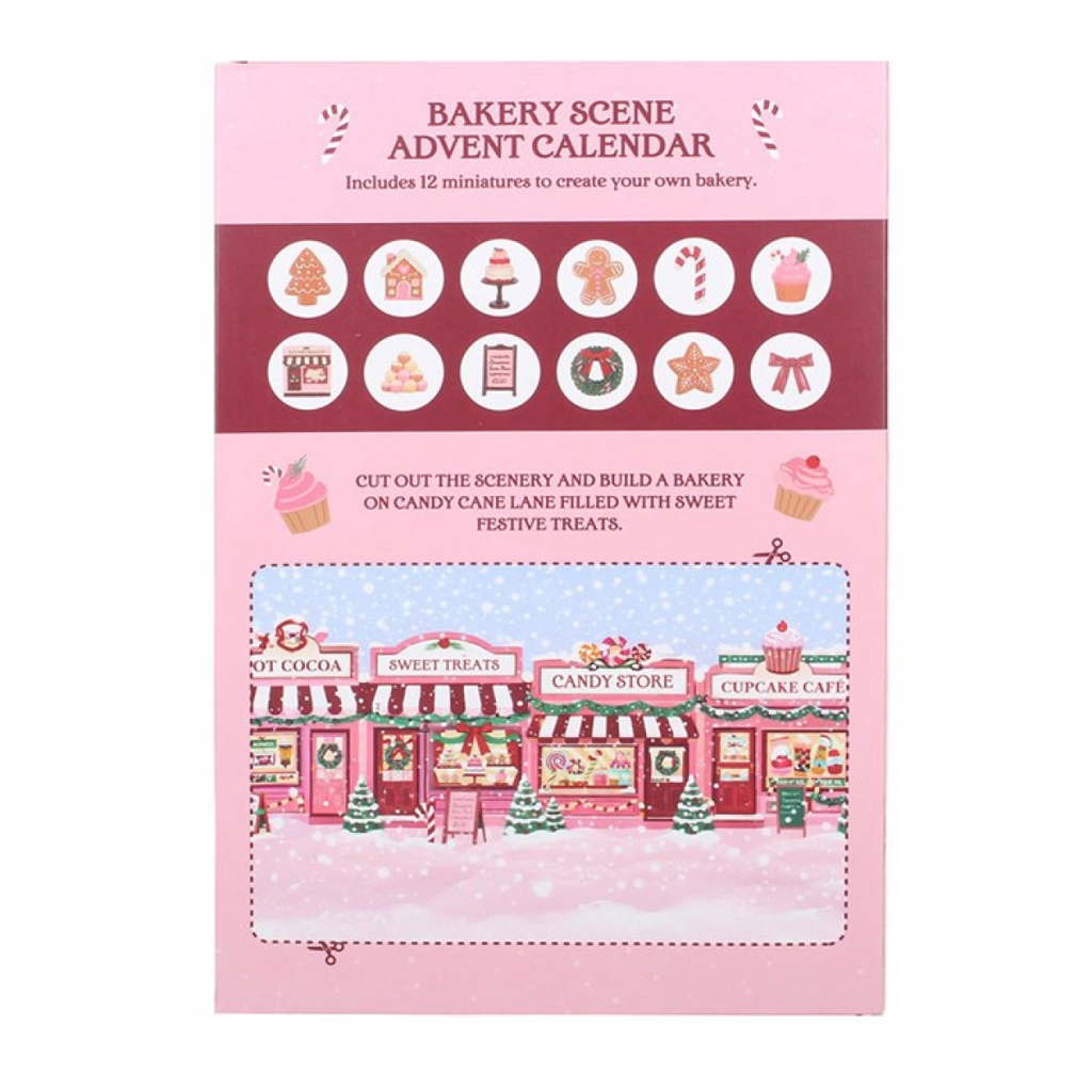 12-Day Sugarplum Bakery Scene Advent Calendar