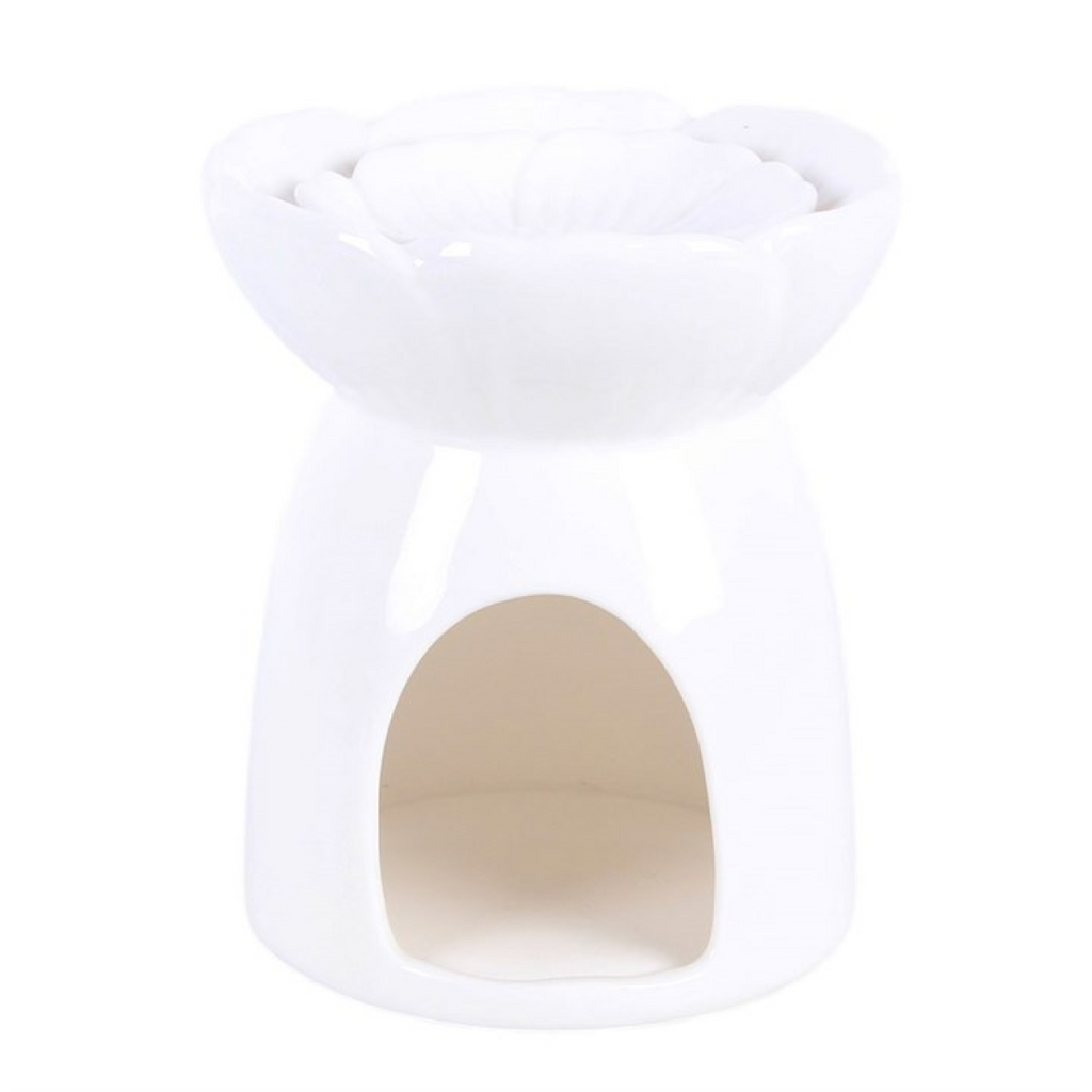White Peony Oil Burner and Wax Warmer