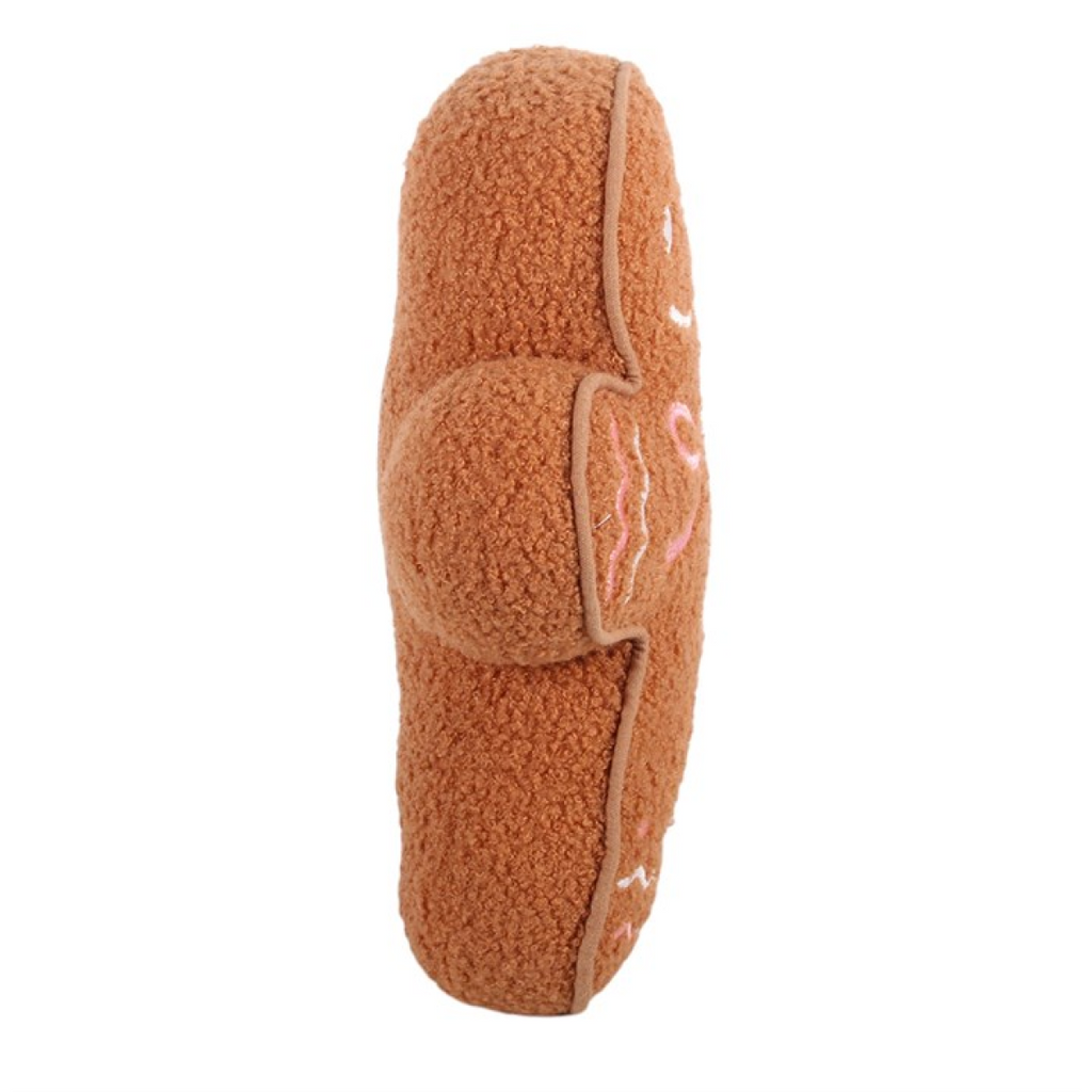 Sugarplum Bakery Gingerbread Man Boucle Cushion