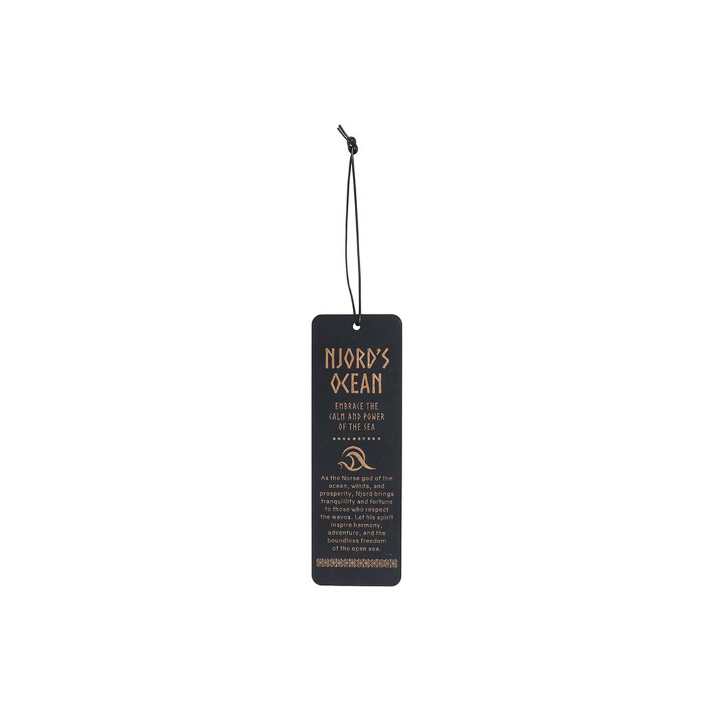 Njord's Ocean Wooden Bookmark
