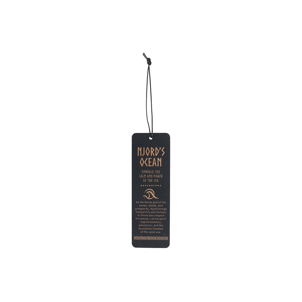 Njord's Ocean Wooden Bookmark