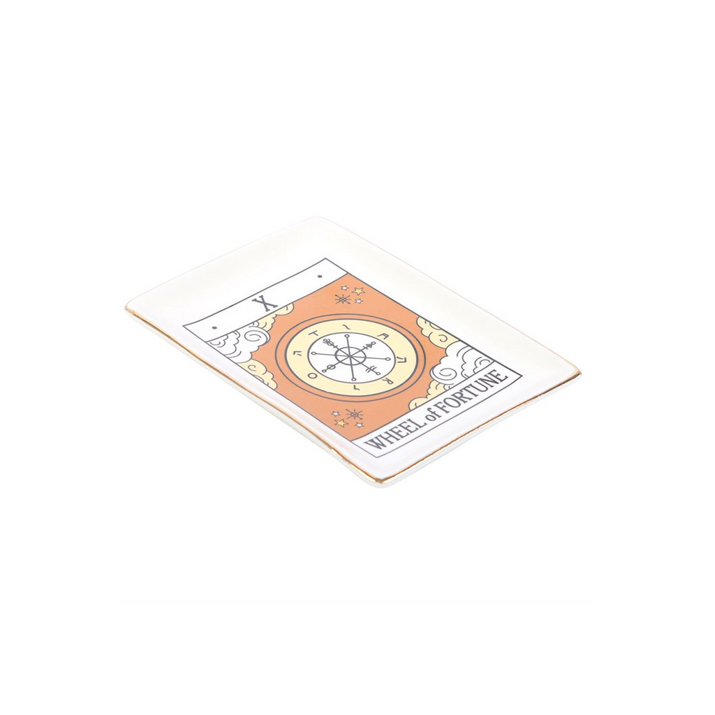 The Wheel of Fortune Vintage Tarot Trinket Dish