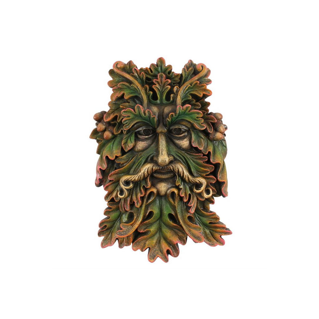 Green Man Face Plaque