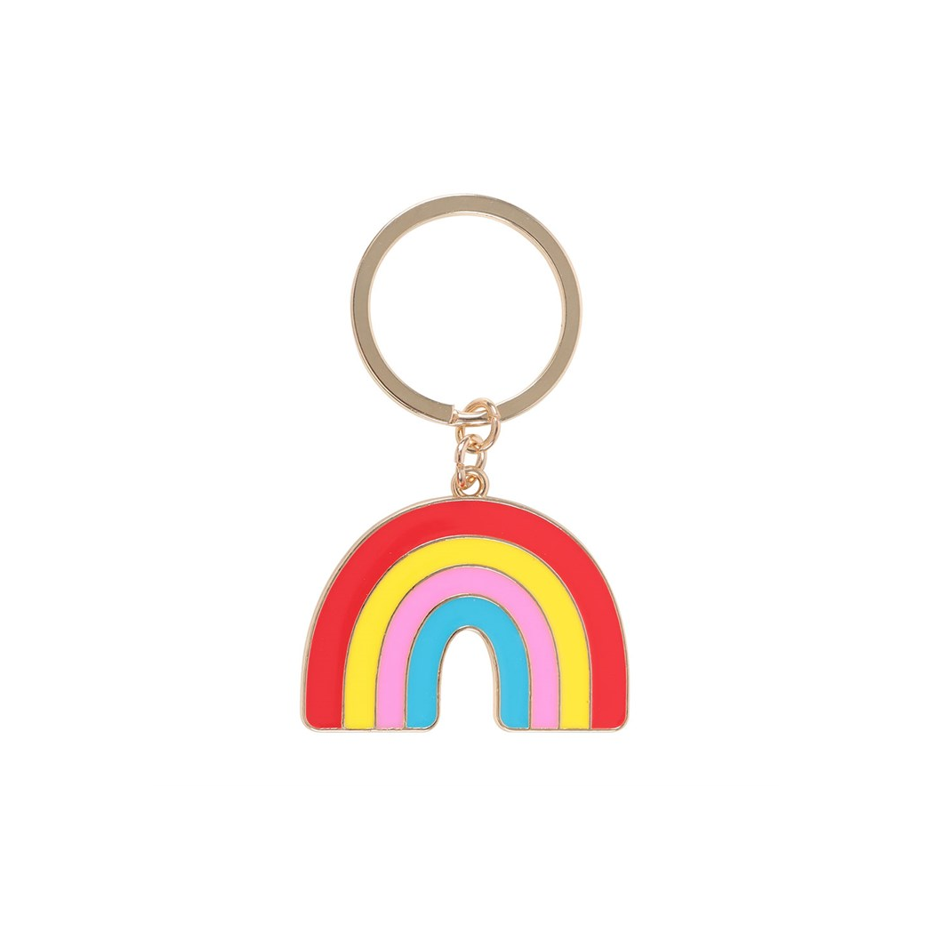 Be Kind to Your Mind Rainbow Keyring