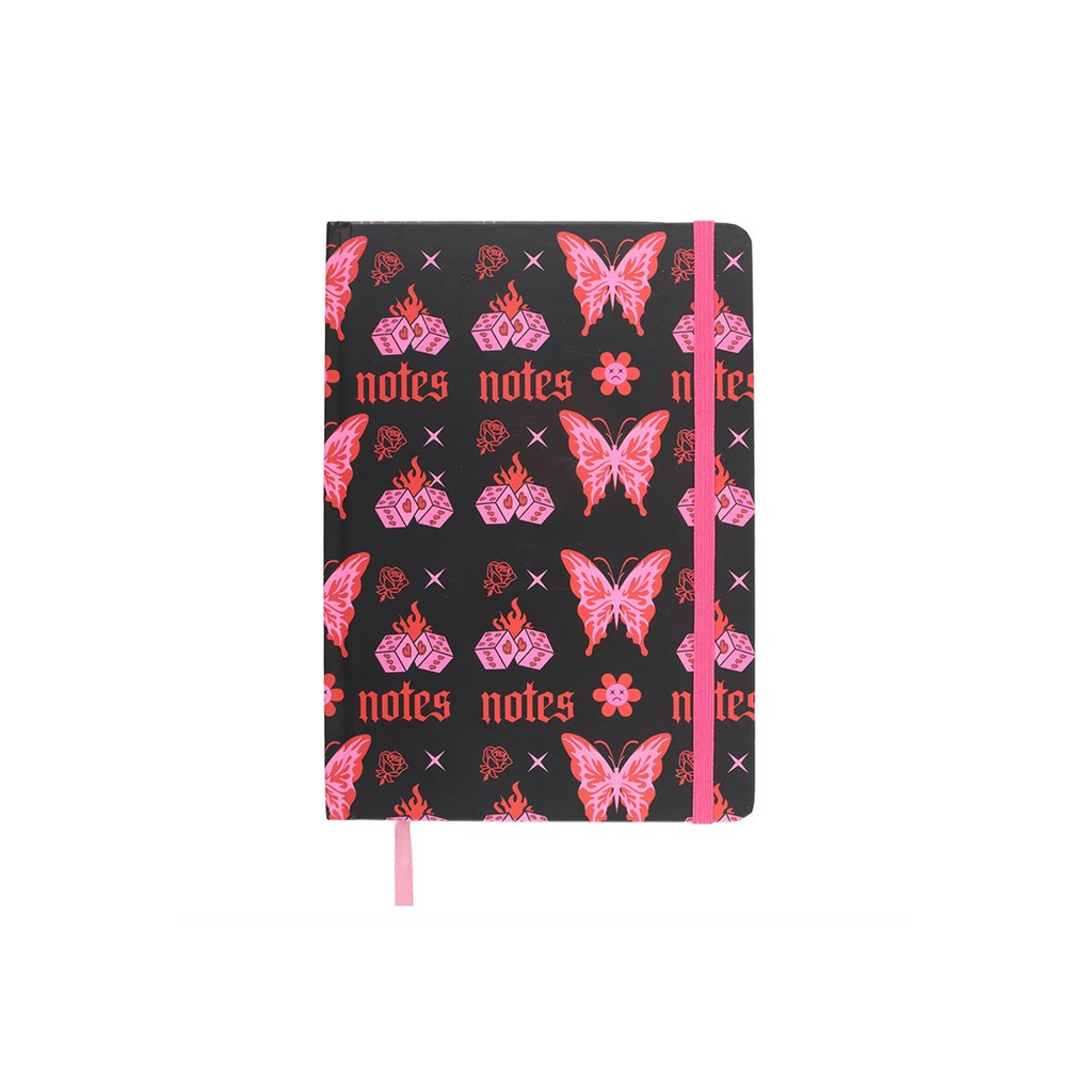 Flaming Butterfly A5 Notebook