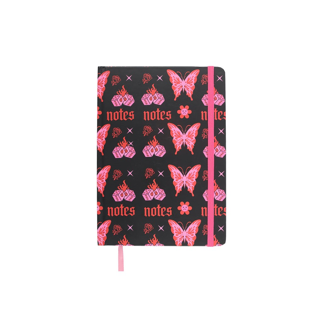 Flaming Butterfly A5 Notebook