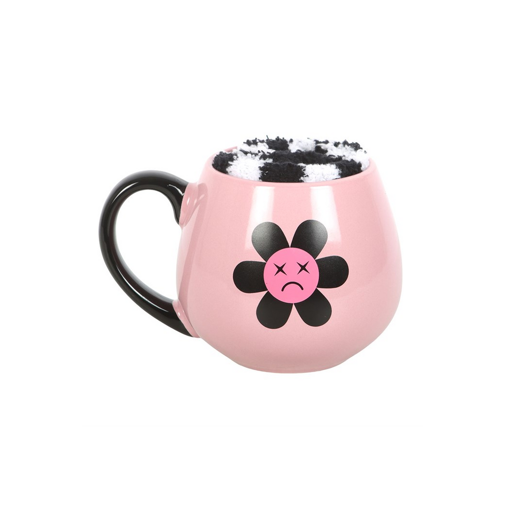 Sad Flower Mug and Socks Set