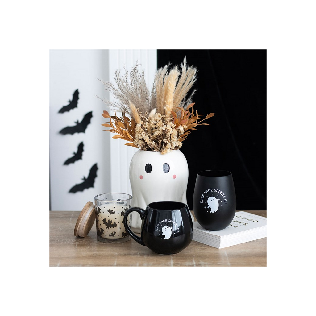 Keep Your Spirits Up Stemless Ghost Glass