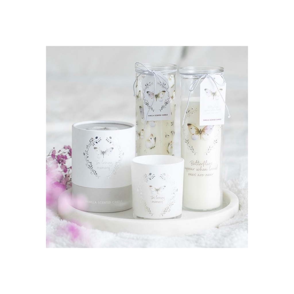 Butterflies Appear Vanilla Tube Candle