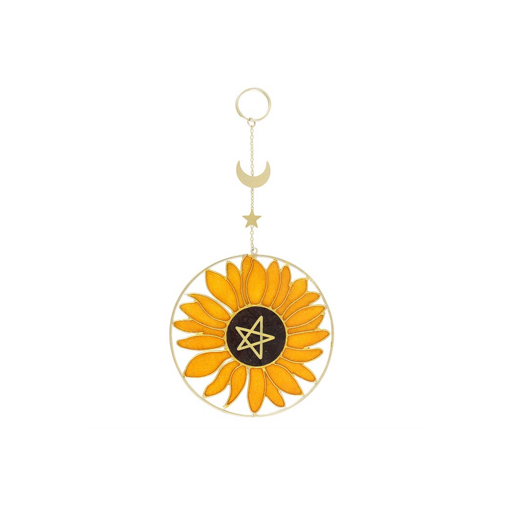 Bee Radiant Sunflower Suncatcher