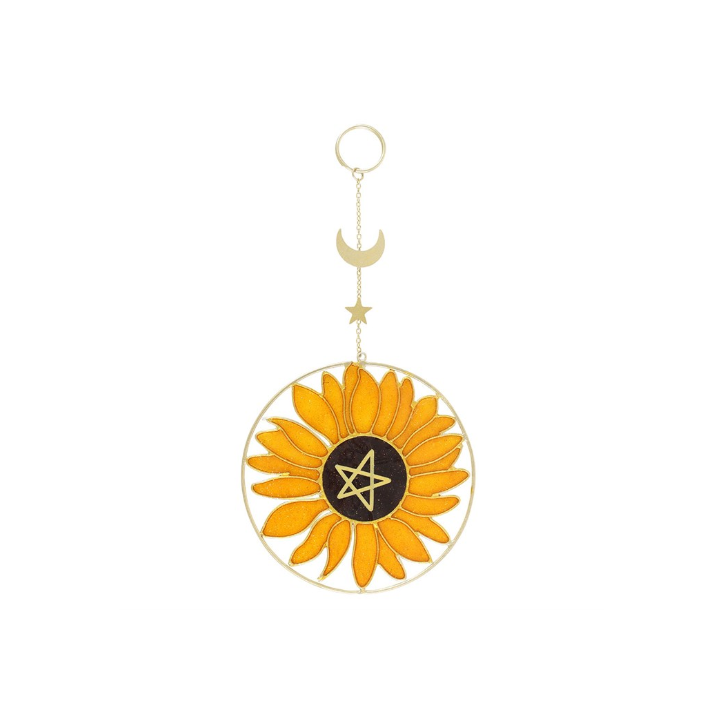 Bee Radiant Sunflower Suncatcher
