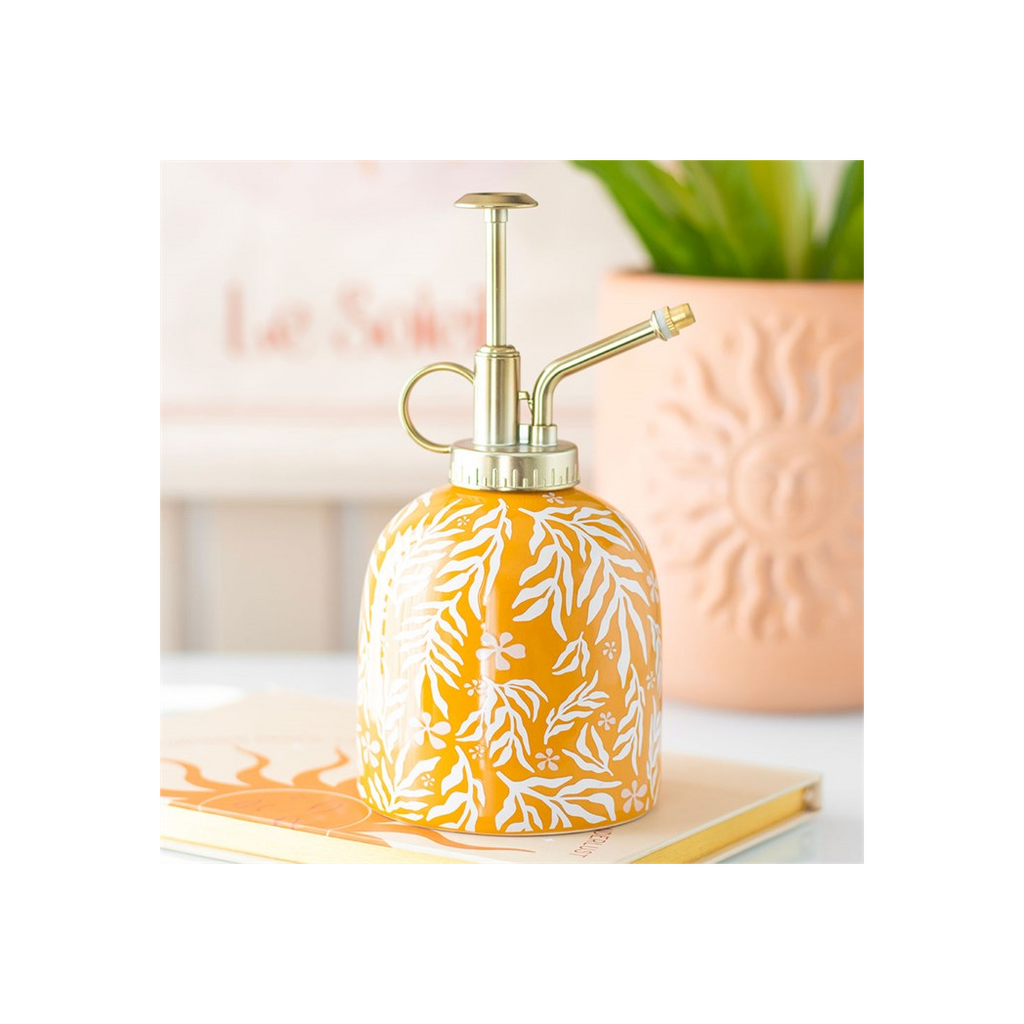 Summer Leaf Print Ceramic Plant Mister