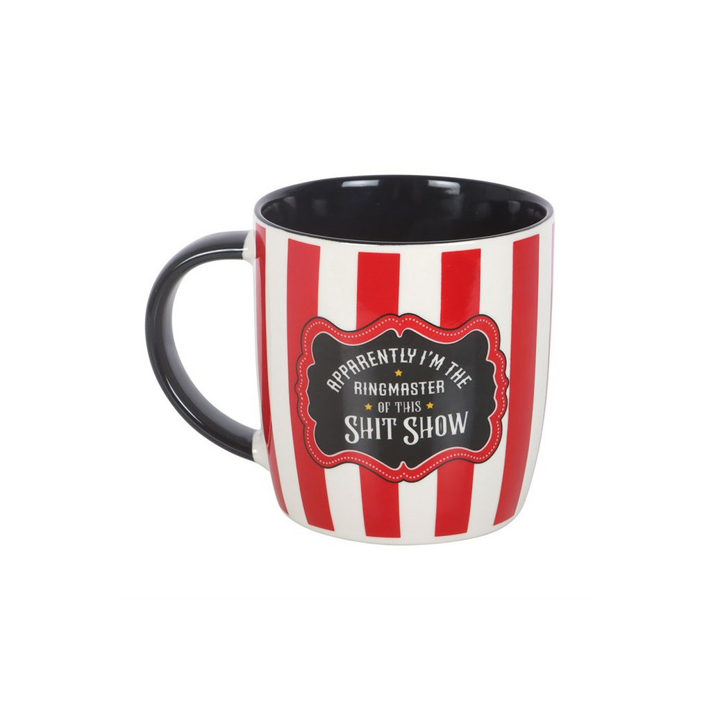 Red Striped Ringmaster Mug