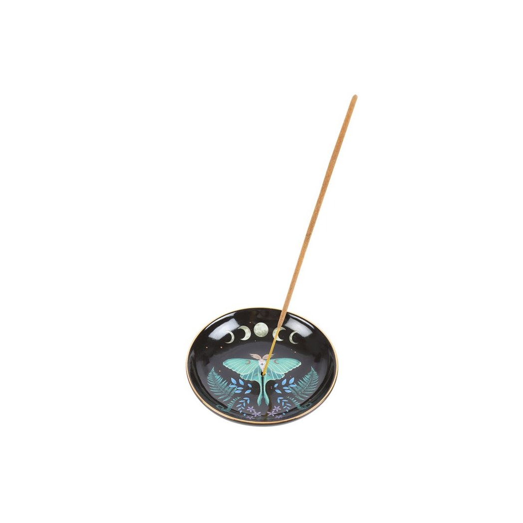 Luna Moth Ceramic Incense Plate