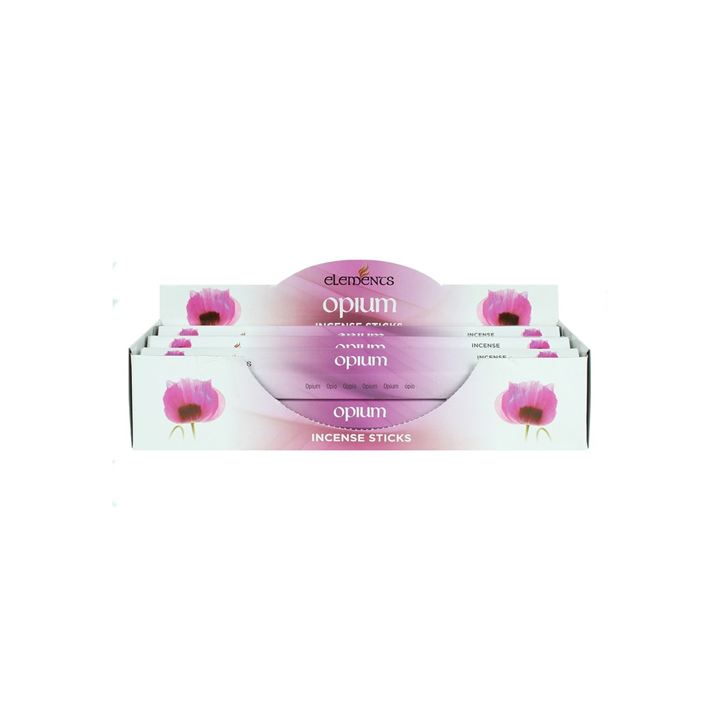 Set of 6 Packets of Elements Opium Incense Sticks