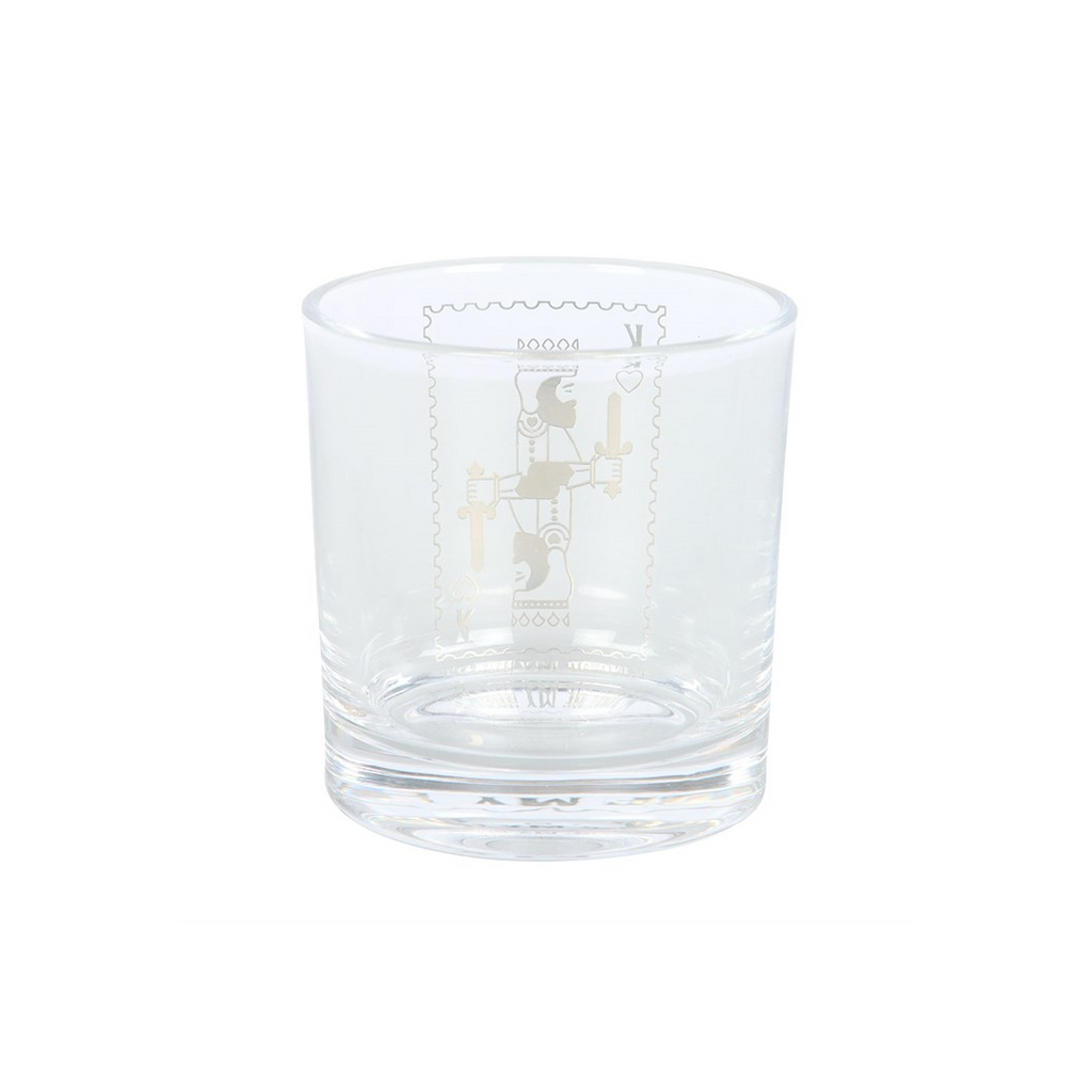 King of My Heart Drinking Glass
