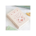 Pink Book Shaped Storage Box