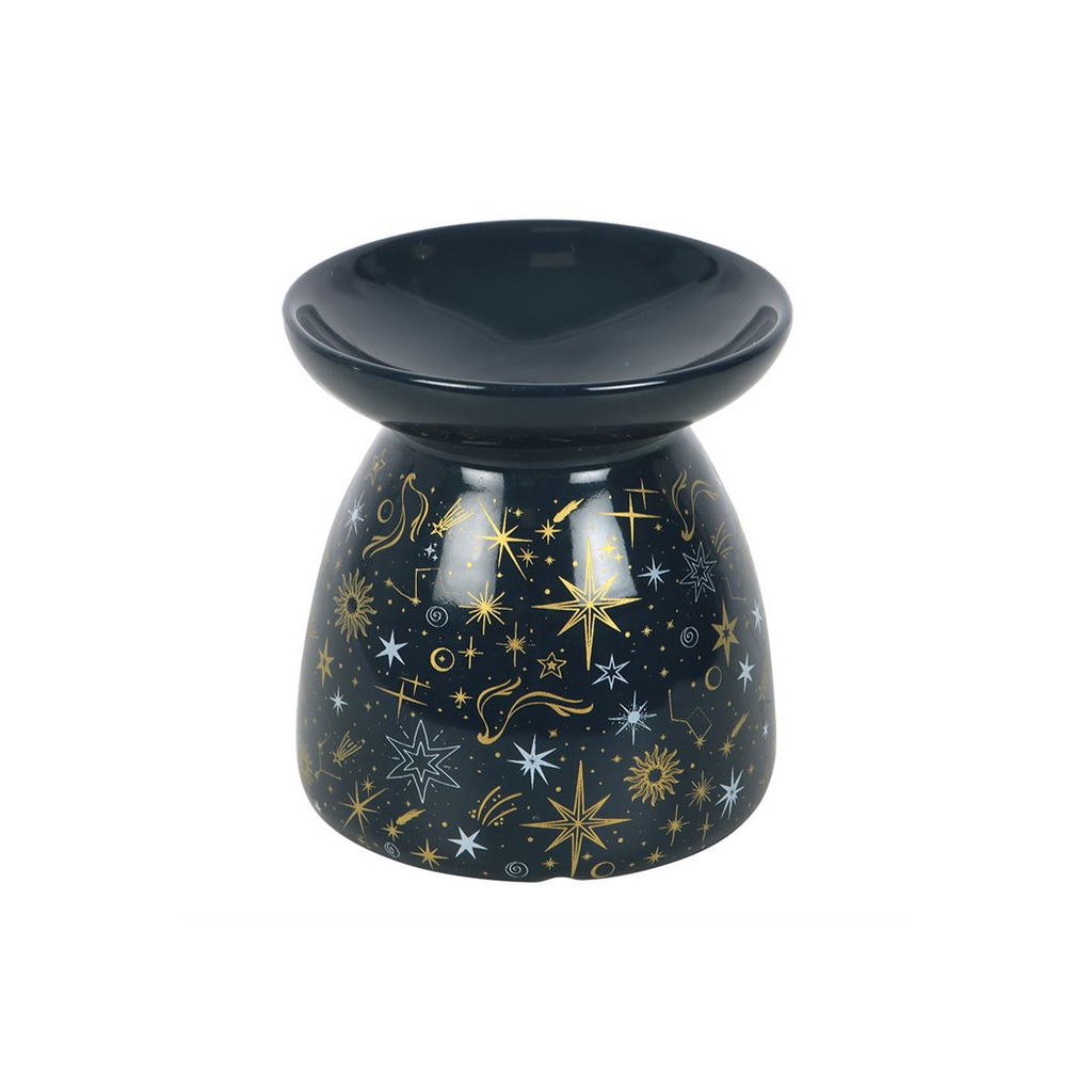 Blue Starry Night Oil Burner and Wax Warmer