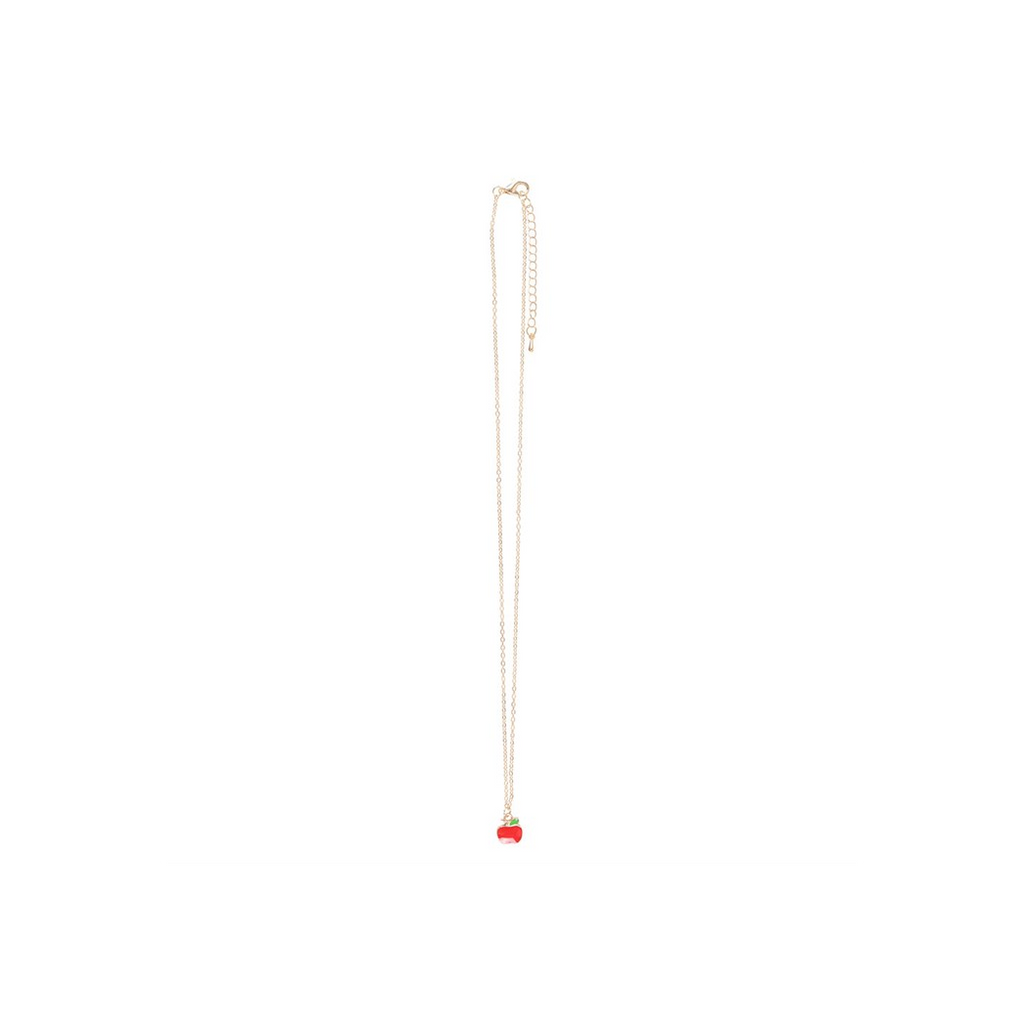 Best Teacher Apple Necklace on Greeting Card