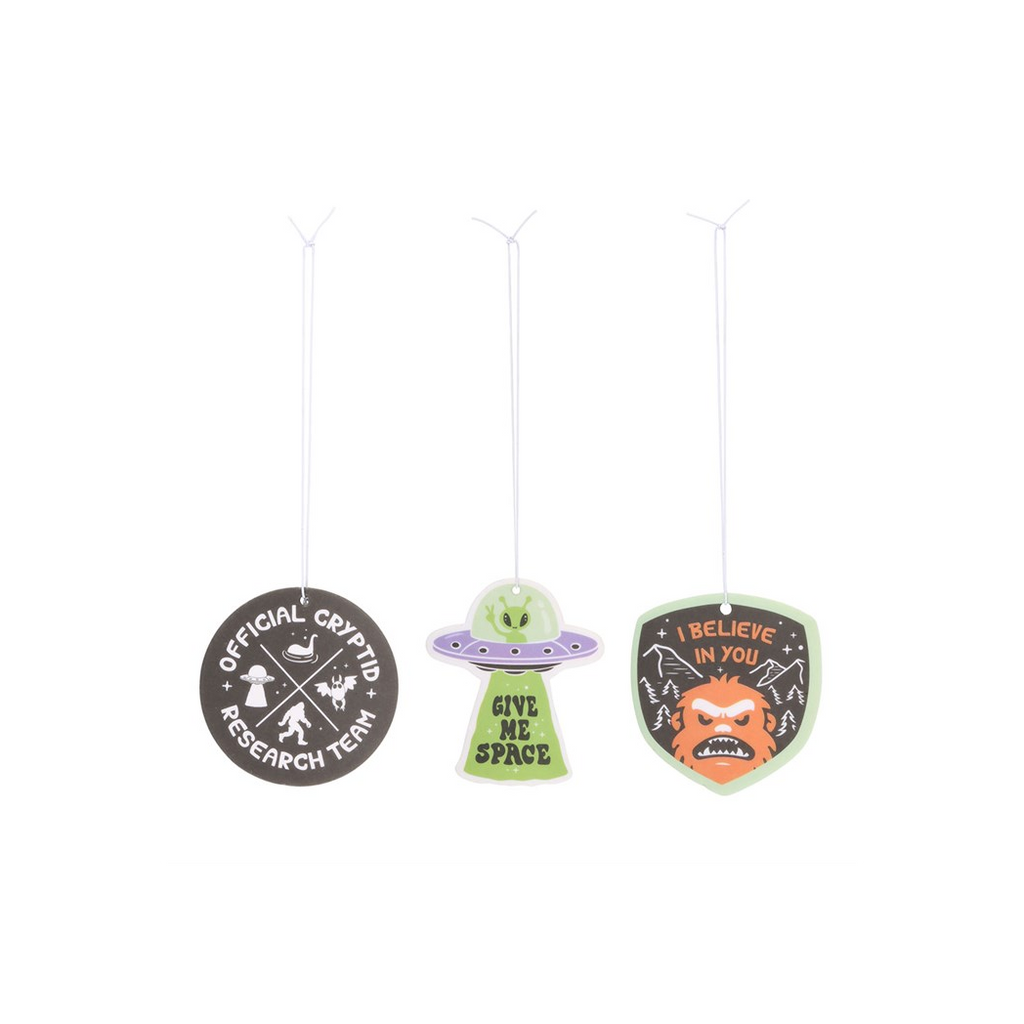 Set of 6 Camp Cryptid Scented Air Fresheners