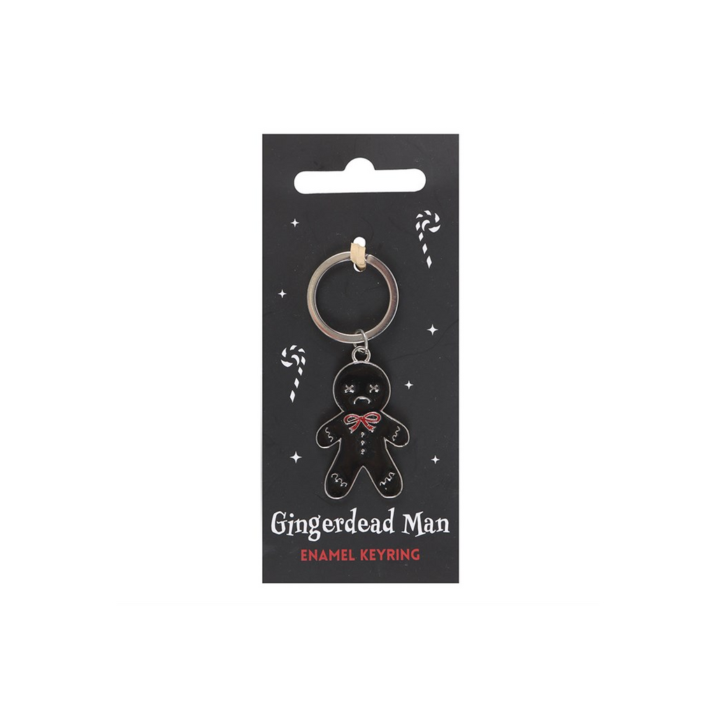 Spooky Gingerbread Man Keyring