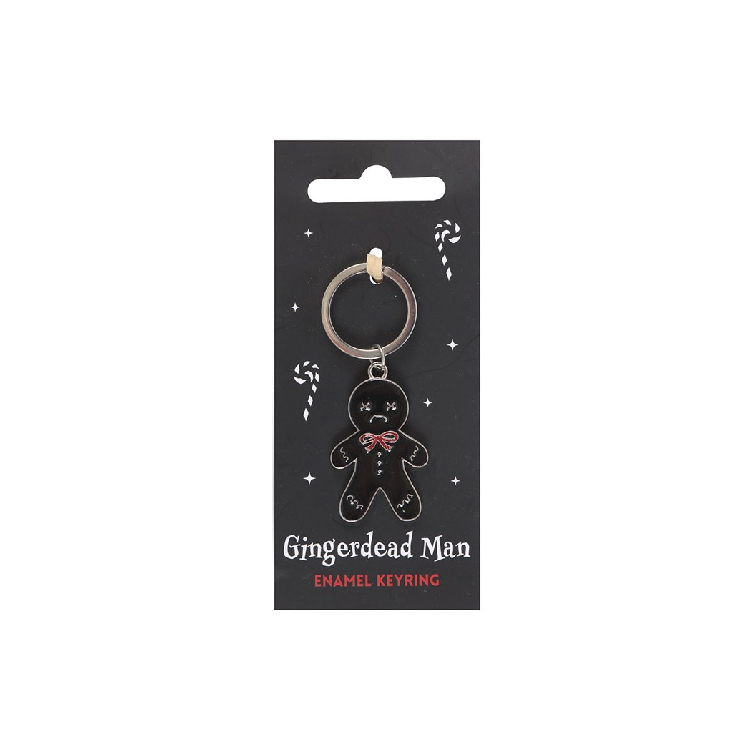Spooky Gingerbread Man Keyring