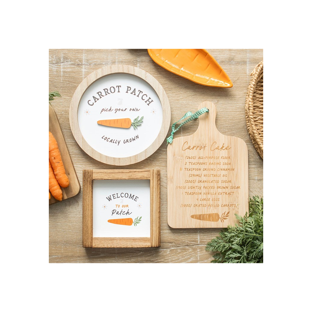 Welcome to Our Patch Wooden Frame Sign