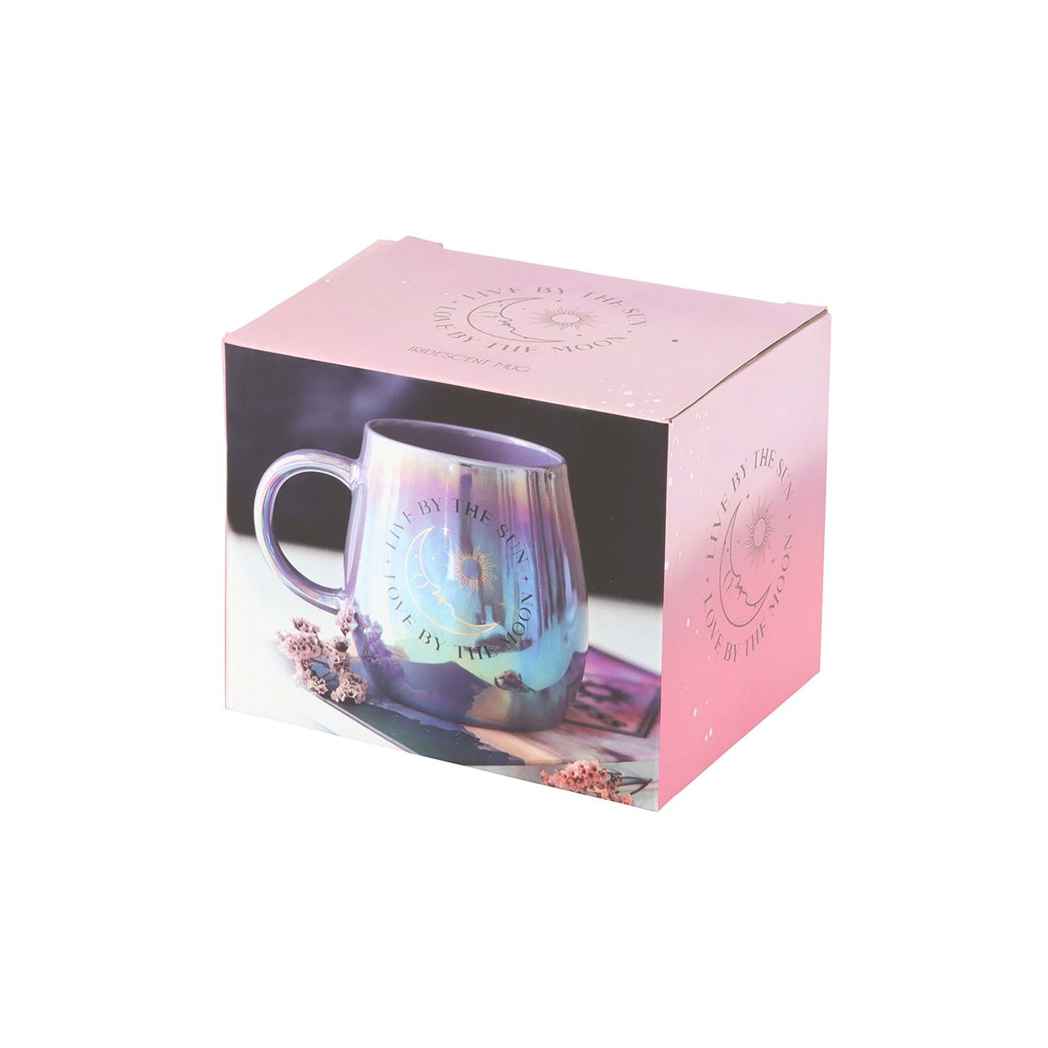 Live by the Sun Love by the Moon Iridescent Mug