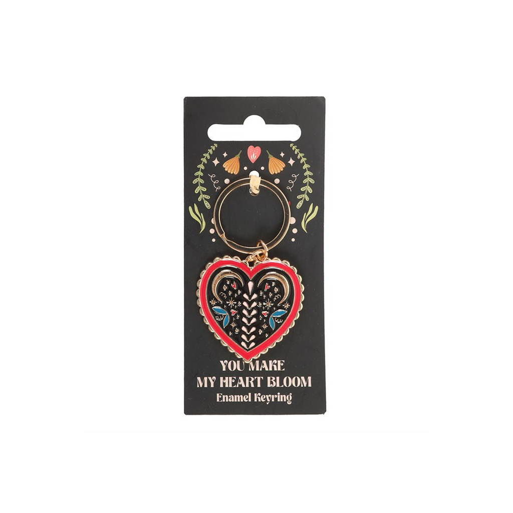 Folk Heart Keyring