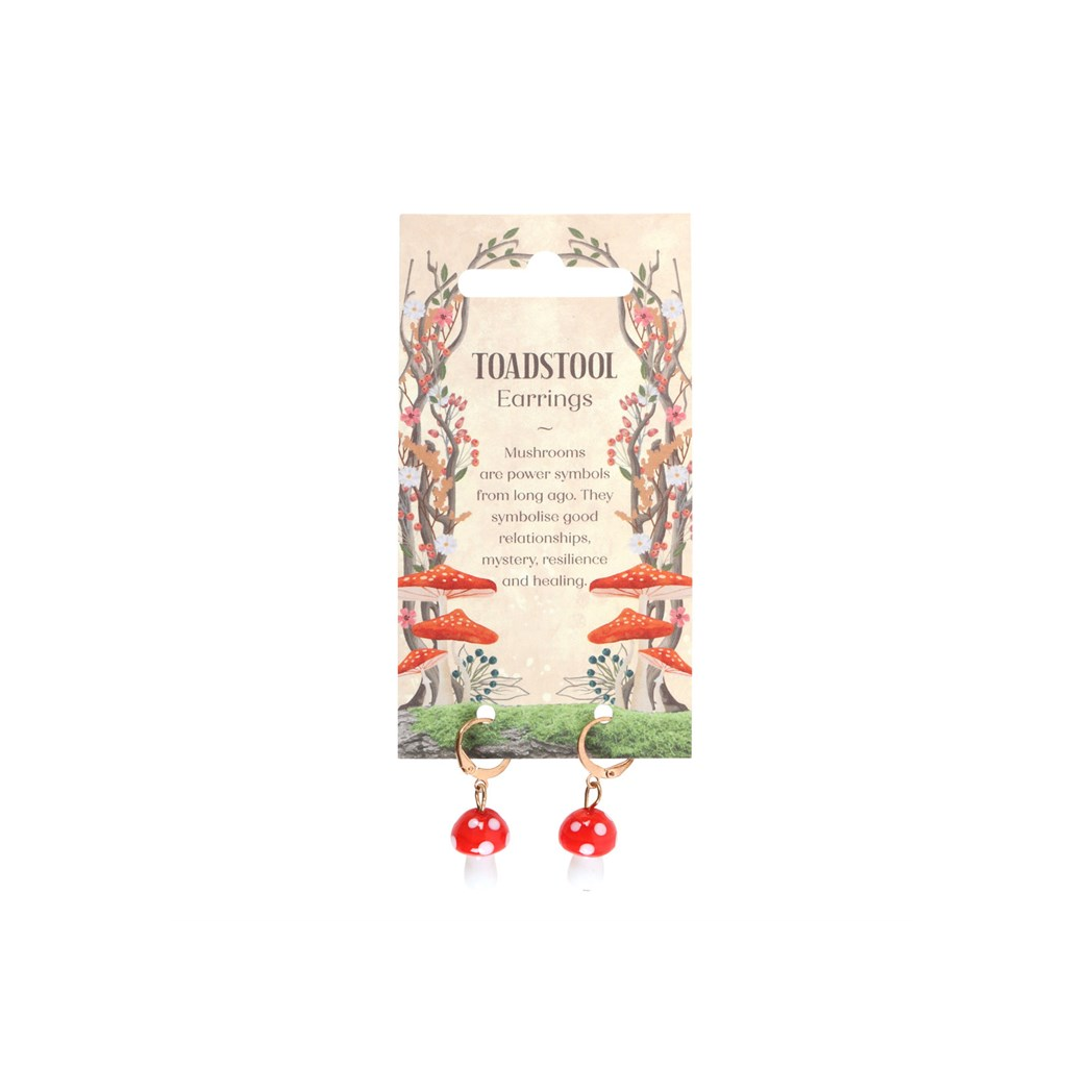 Toadstool Dangle Earrings