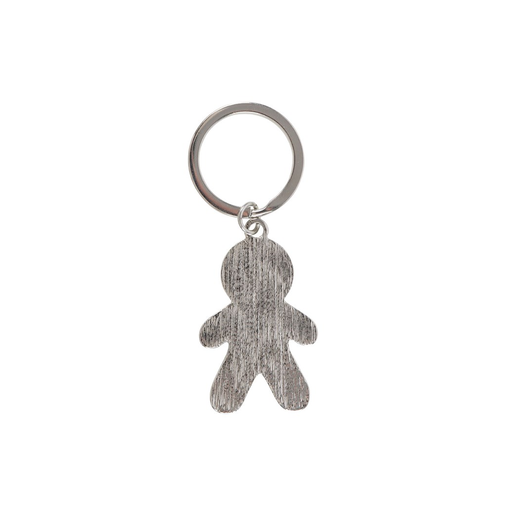 Spooky Gingerbread Man Keyring