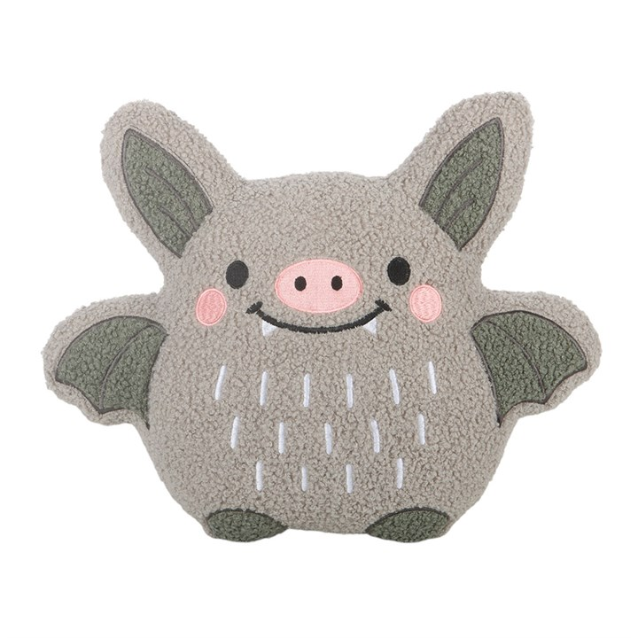 Cute Bat Boucle Cushion