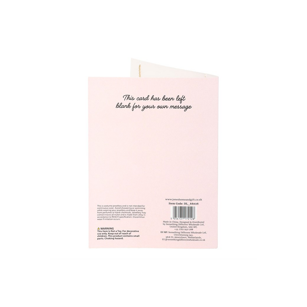 Love Letter Locket Necklace on Greeting Card