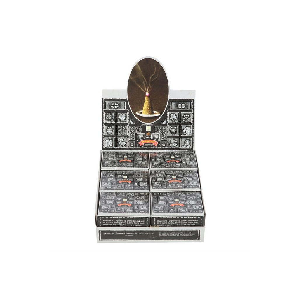 Set of 12 Super Hit Dhoop Cones by Satya (6/30)