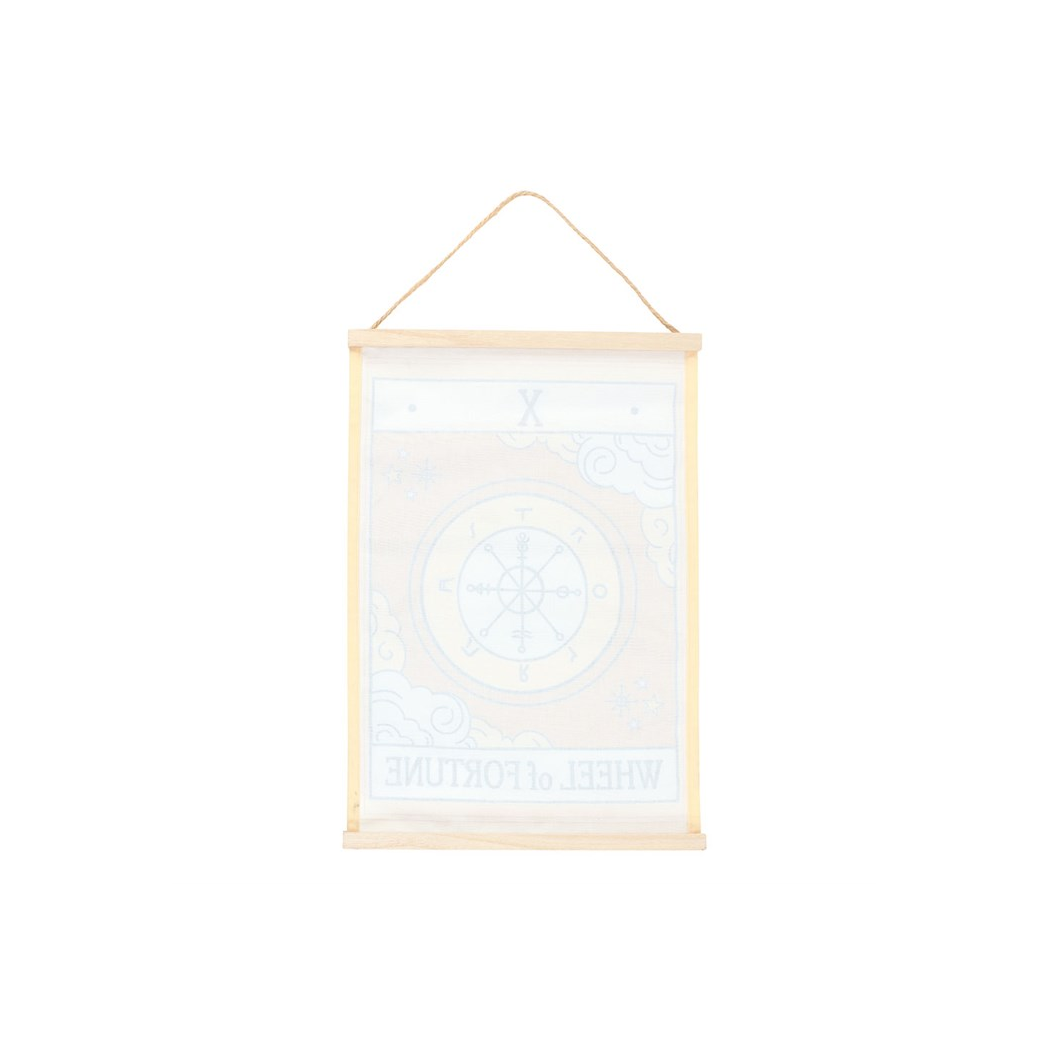 The Wheel of Fortune Vintage Tarot Wall Hanging
