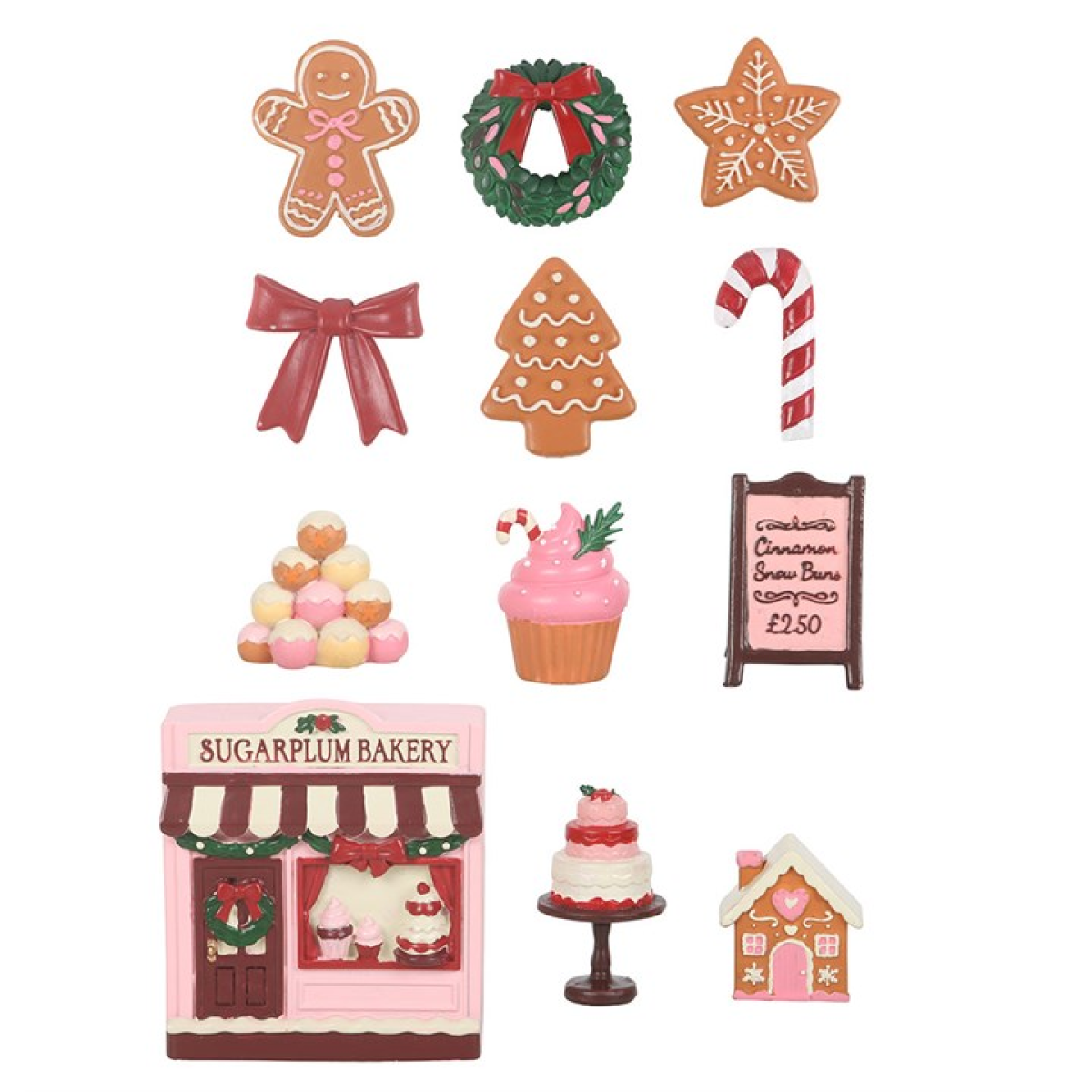 12-Day Sugarplum Bakery Scene Advent Calendar