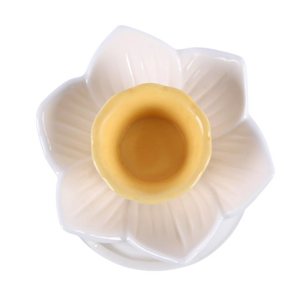 White Daffodil Oil Burner and Wax Warmer