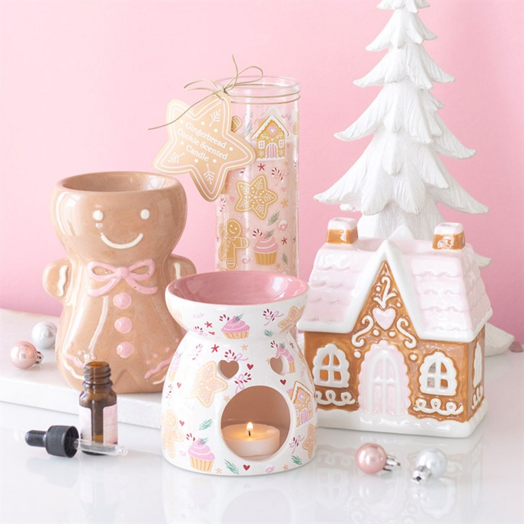 Gingerbread Cookie Tube Candle