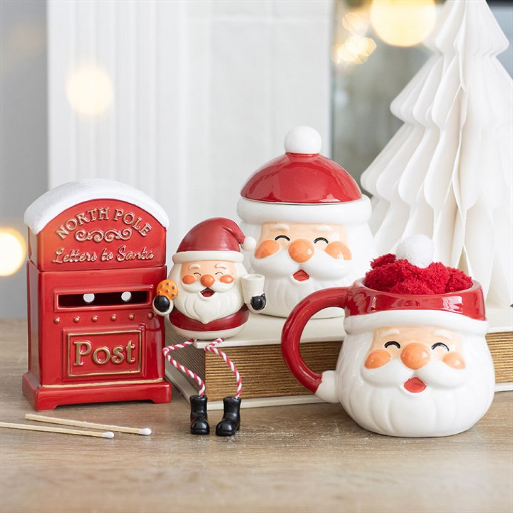 Jolly Santa Christmas Shelf Sitter Ornament