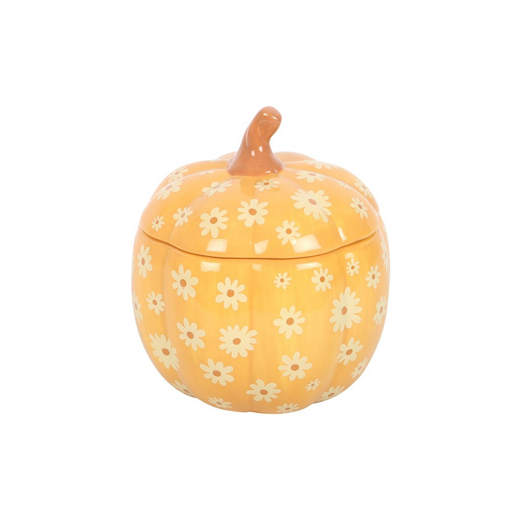 Groovy Floral Pumpkin Oil Burner