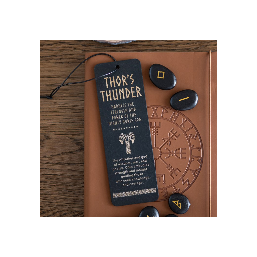 Thor's Thunder Wooden Bookmark