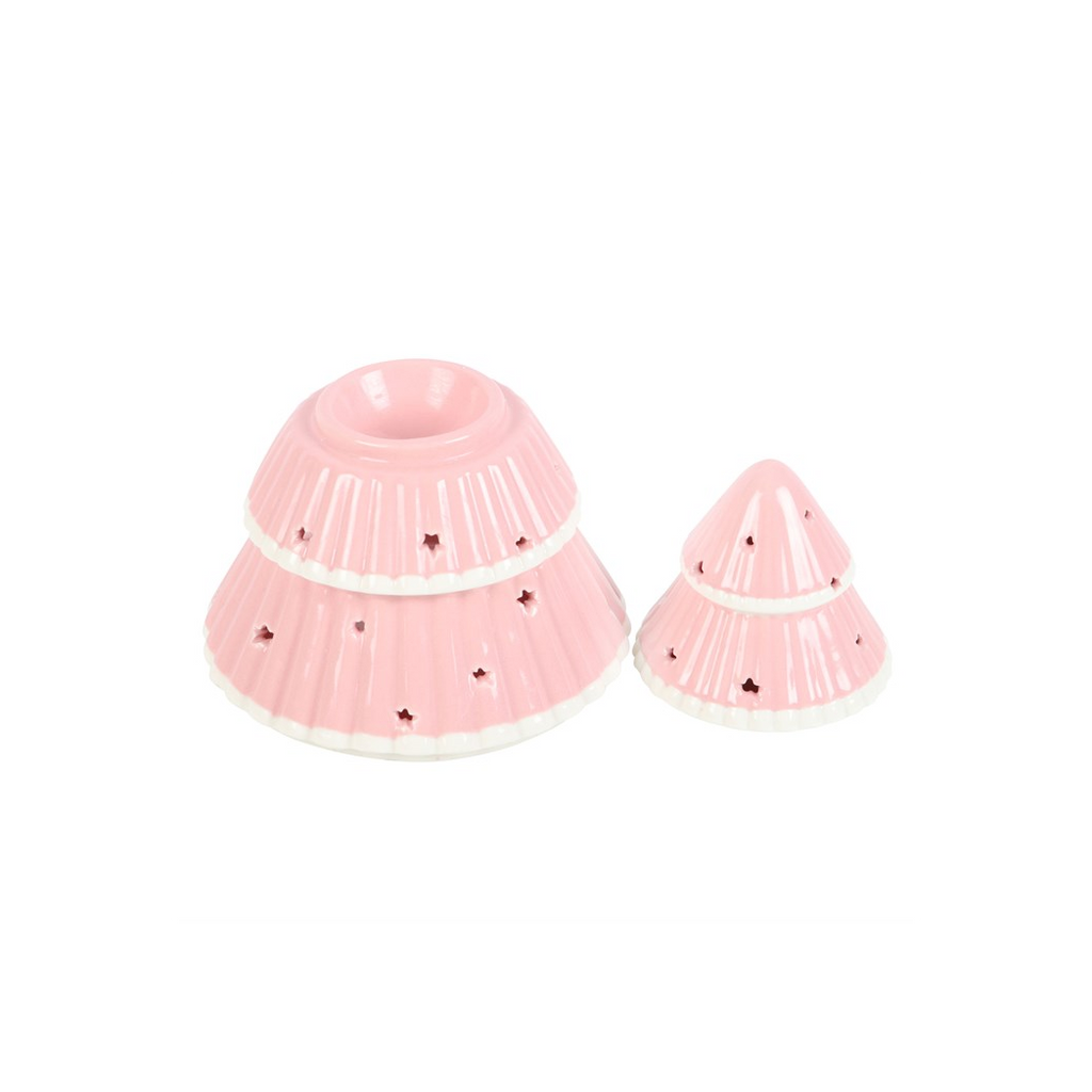 Pink Christmas Tree Oil Burner