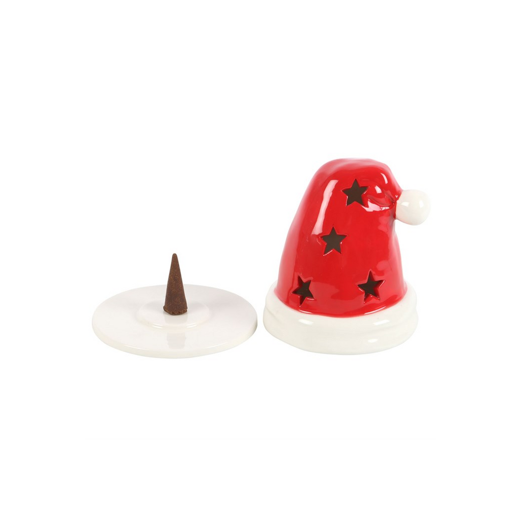Santa Hat Incense Cone Burner and Tealight Holder